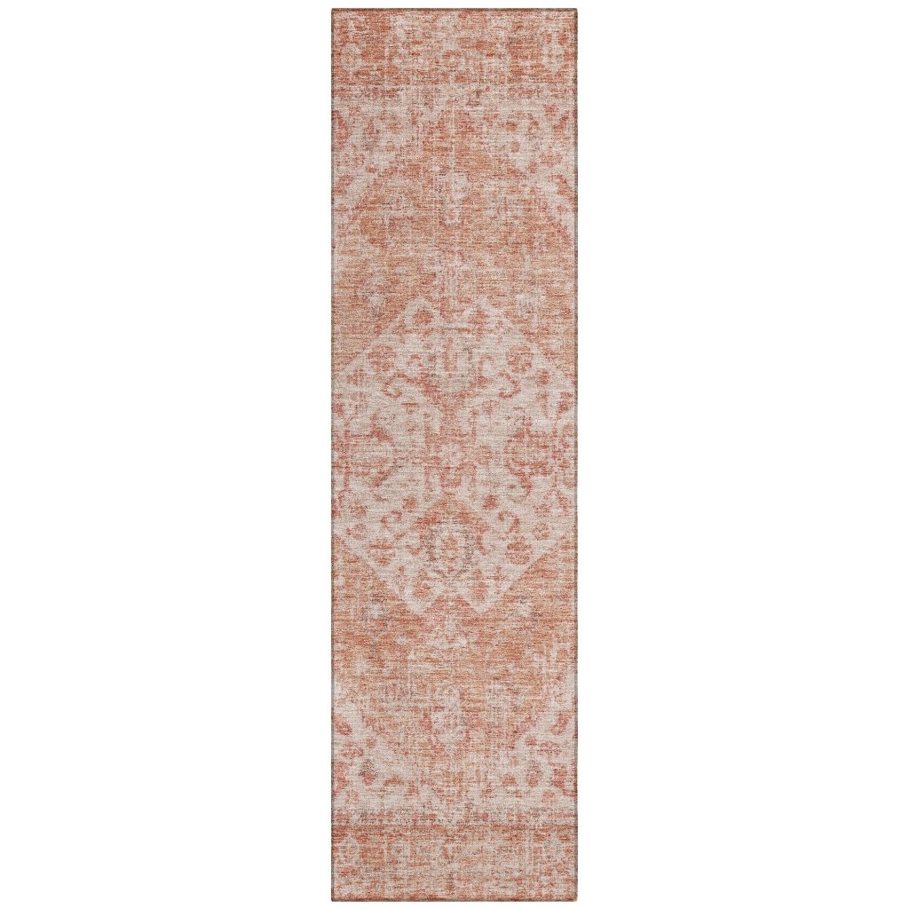 LOOMLAN Rugs Stockholm Orange Washable Indoor-Outdoor Rug