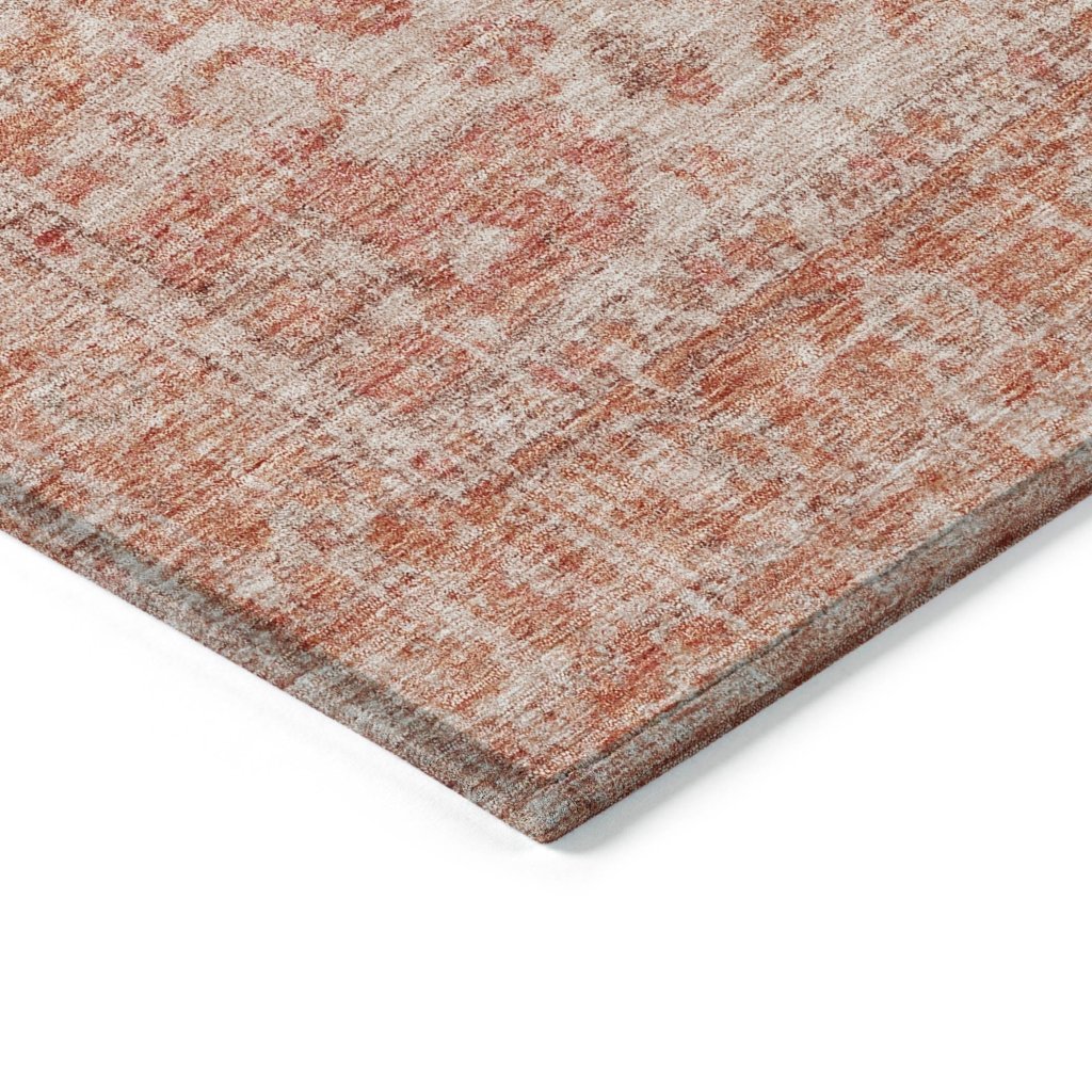 LOOMLAN Rugs Stockholm Orange Washable Indoor-Outdoor Rug