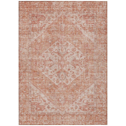 LOOMLAN Rugs Stockholm Orange Washable Indoor-Outdoor Rug