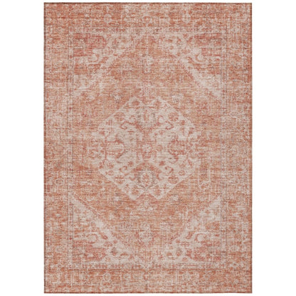 LOOMLAN Rugs Stockholm Orange Washable Indoor-Outdoor Rug