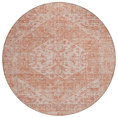 LOOMLAN Rugs Stockholm Orange Washable Indoor-Outdoor Rug