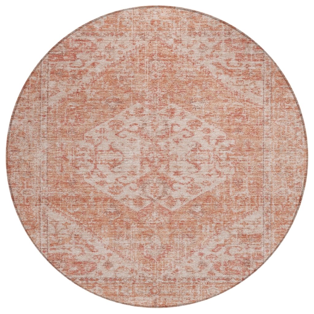 LOOMLAN Rugs Stockholm Orange Washable Indoor-Outdoor Rug