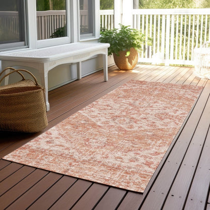 LOOMLAN Rugs Stockholm Orange Washable Indoor-Outdoor Rug