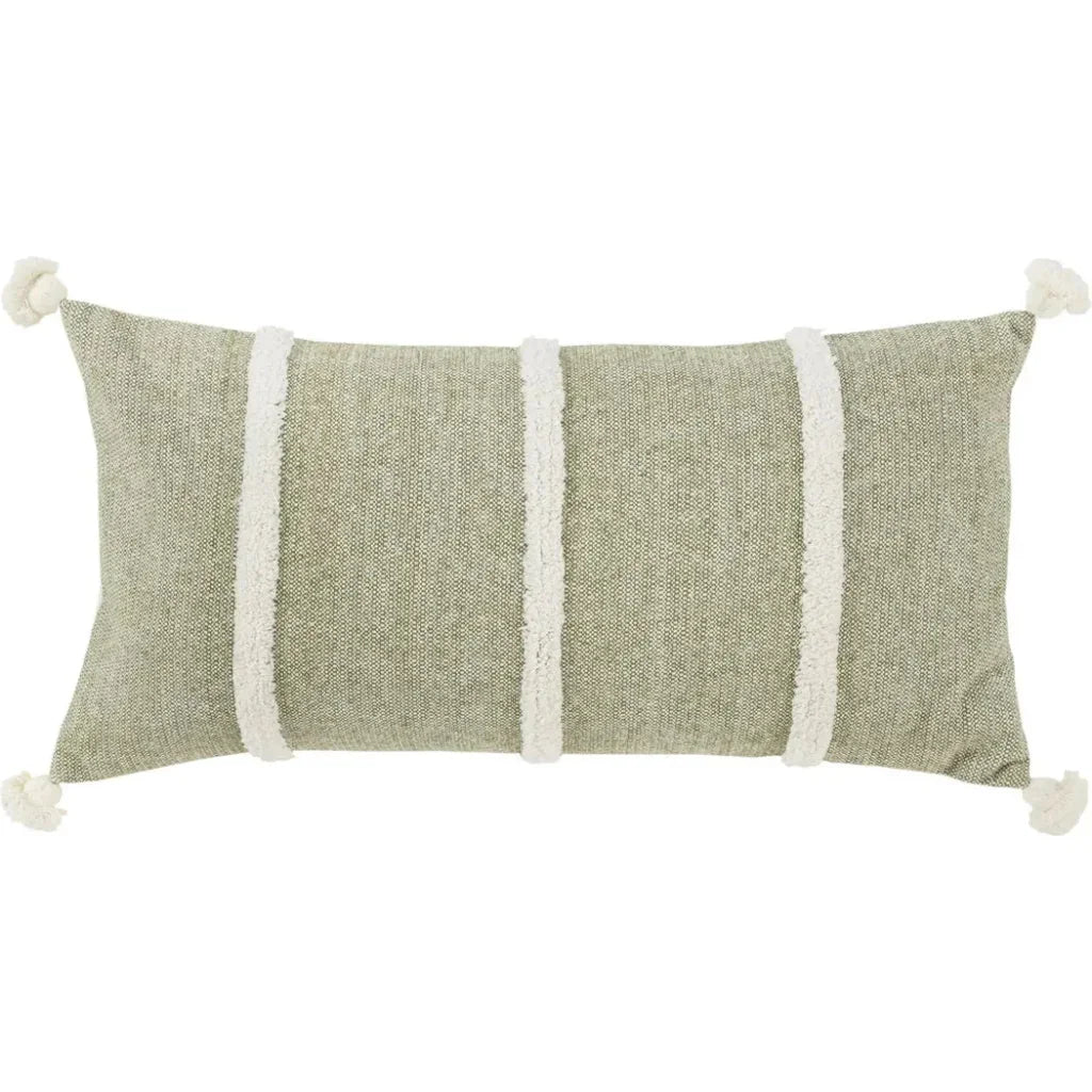 LOOMLAN Stripe Lumbar Pillow For Chairs & Couch Anette