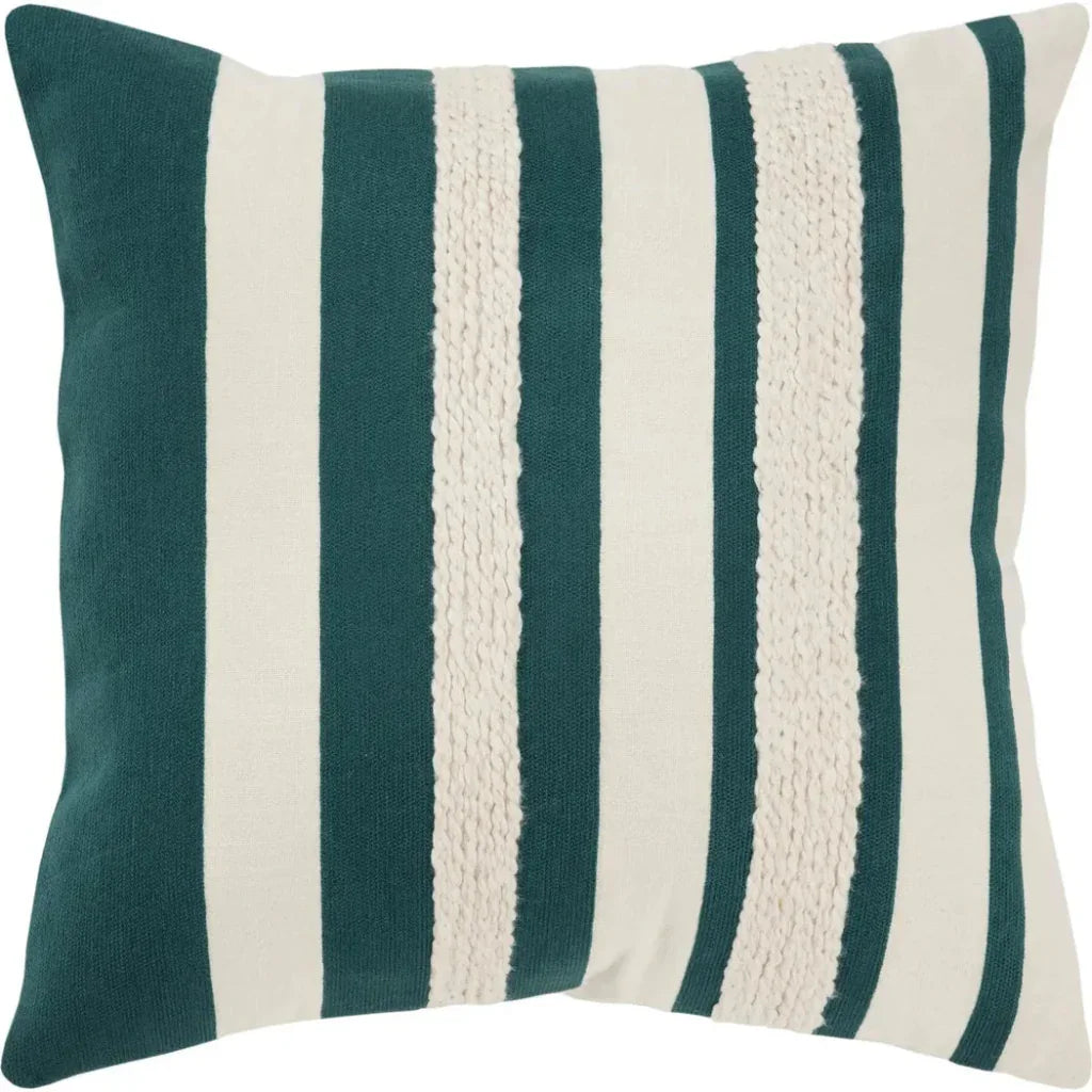 Stripes Down Filled Decorative Throw Pillow Cover