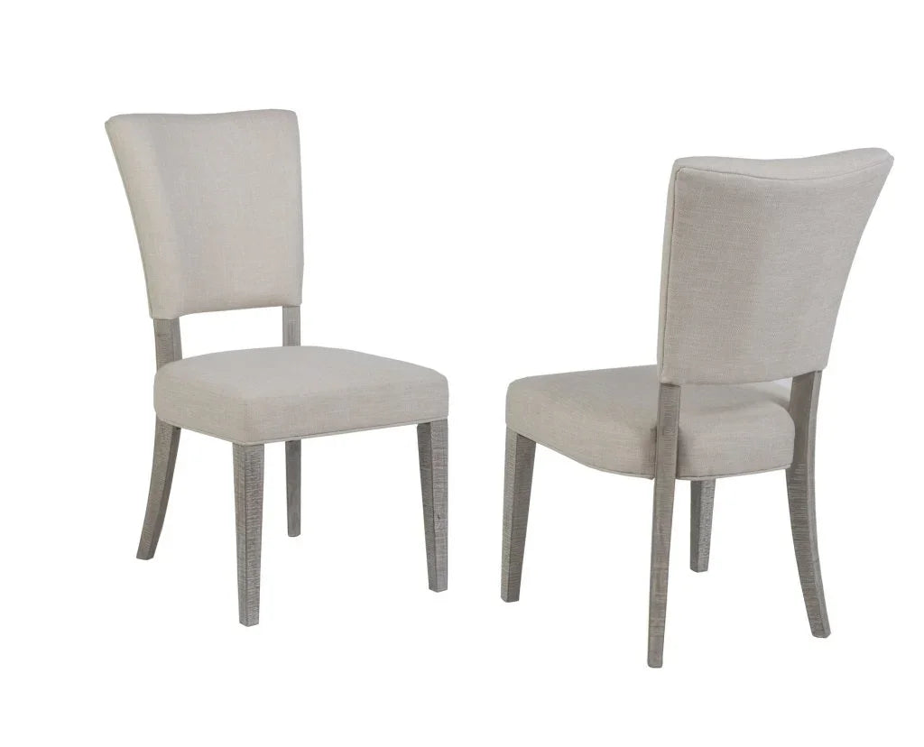 Studio 20 Off - White Fabric Dining Chair (Set of 2) - LOOMLAN - Palmetto Home - Dining Chairs