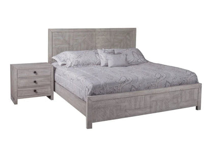 Studio 20 Wooden Modern Panel Bed