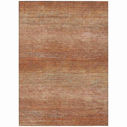 LOOMLAN Rugs Suma Orange Washable Indoor-Outdoor Rug
