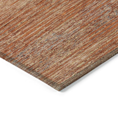 LOOMLAN Rugs Suma Orange Washable Indoor-Outdoor Rug