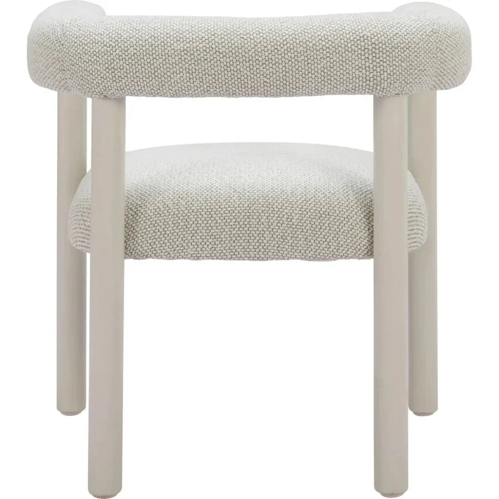 Zuo Modern Sunbath Aluminum White Dining Arm Chair 2PC