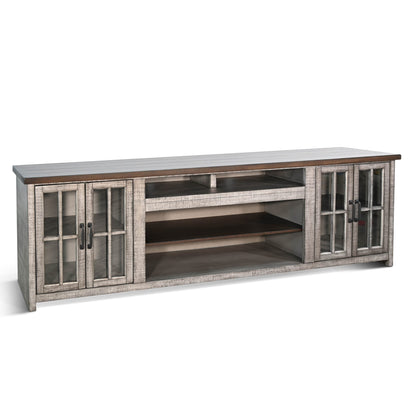 Sunny D Alpine Four Doors Media Console