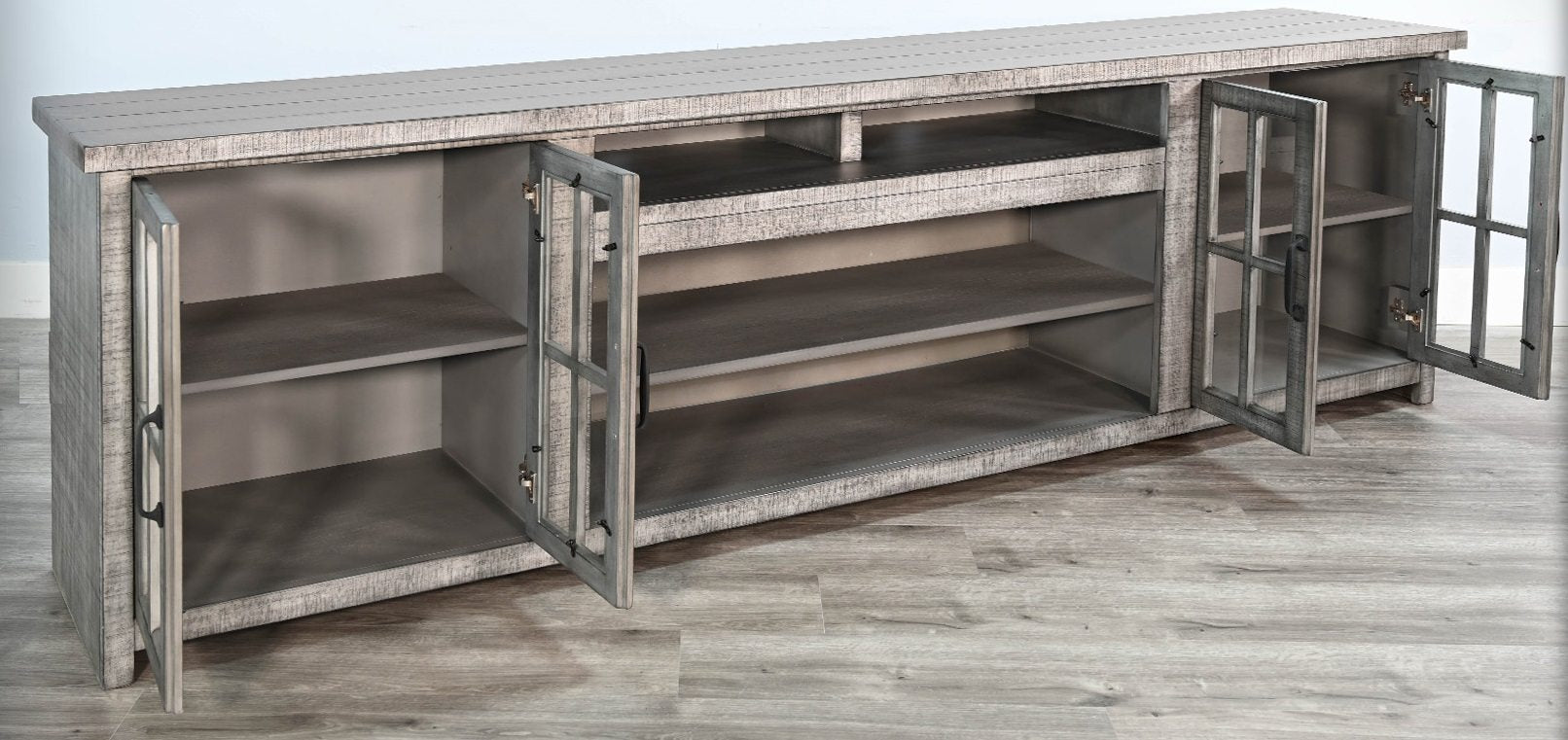 Sunny D Alpine Four Doors Media Console