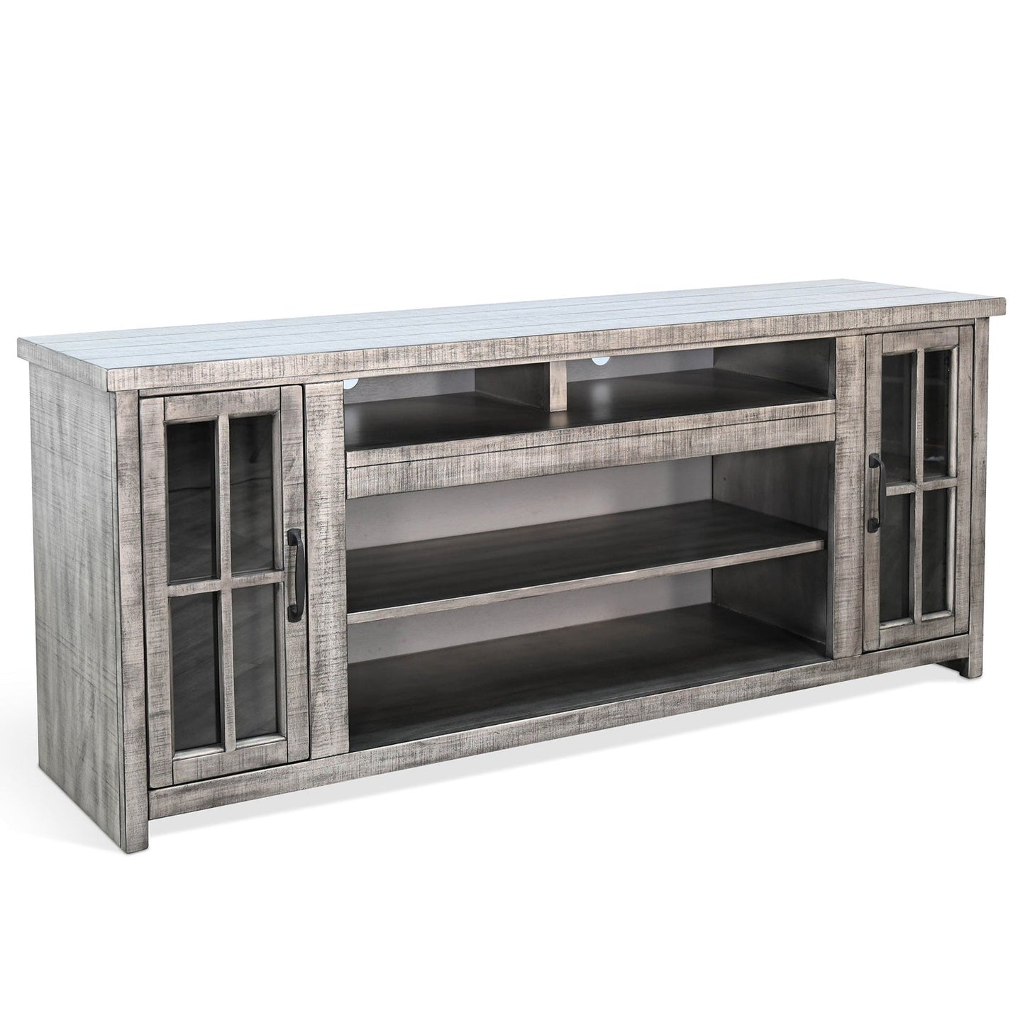 Sunny D Alpine Two Doors Wooden Media Console