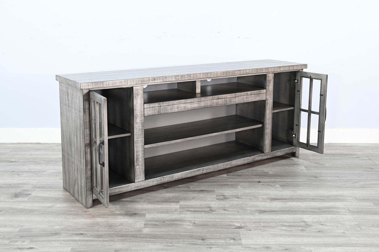 Sunny D Alpine Two Doors Wooden Media Console
