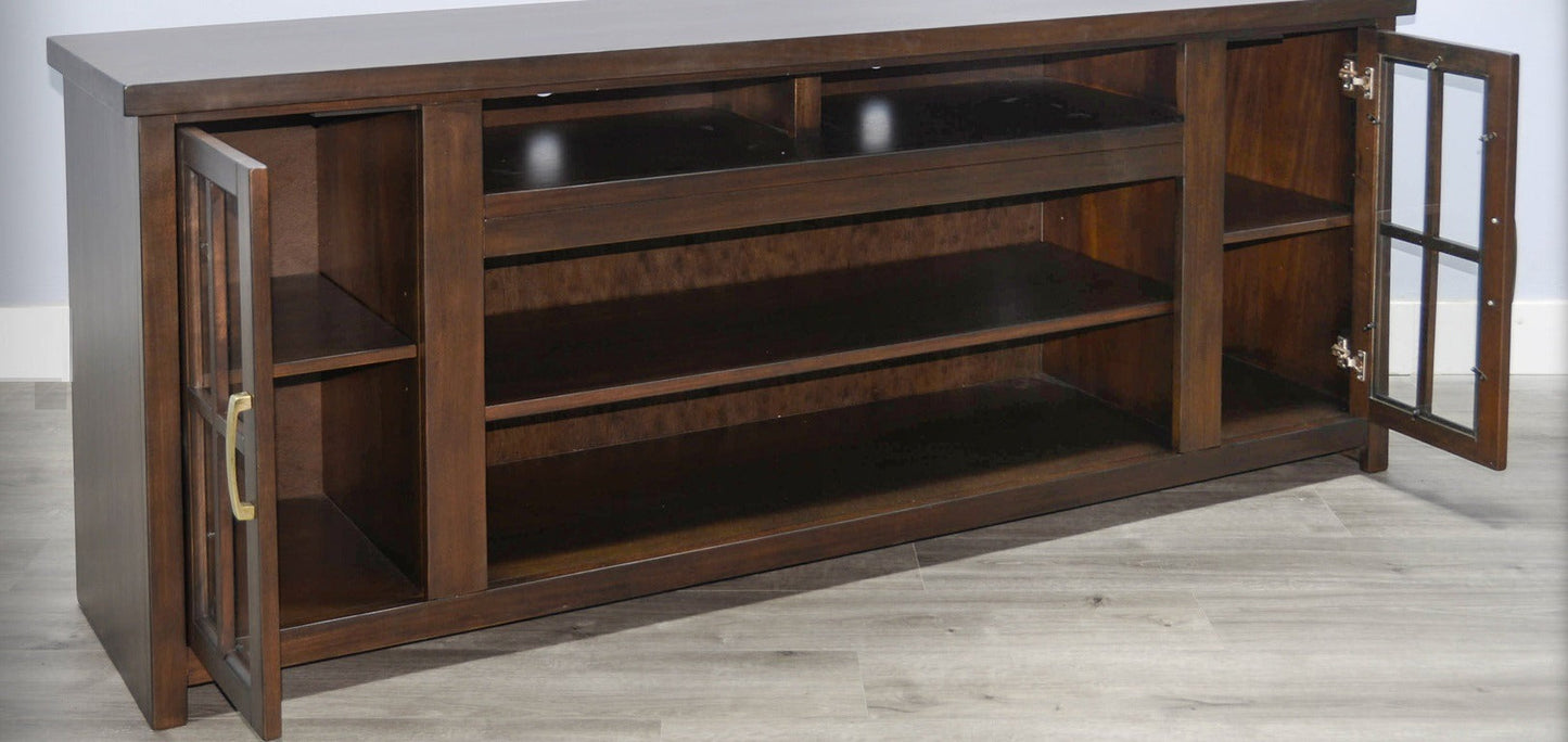 Sunny D Alpine Two Doors Wooden Media Console