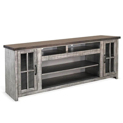 Sunny D Alpine Two Doors Wooden Media Console