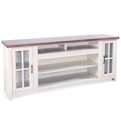 Sunny D Alpine Two Doors Wooden Media Console