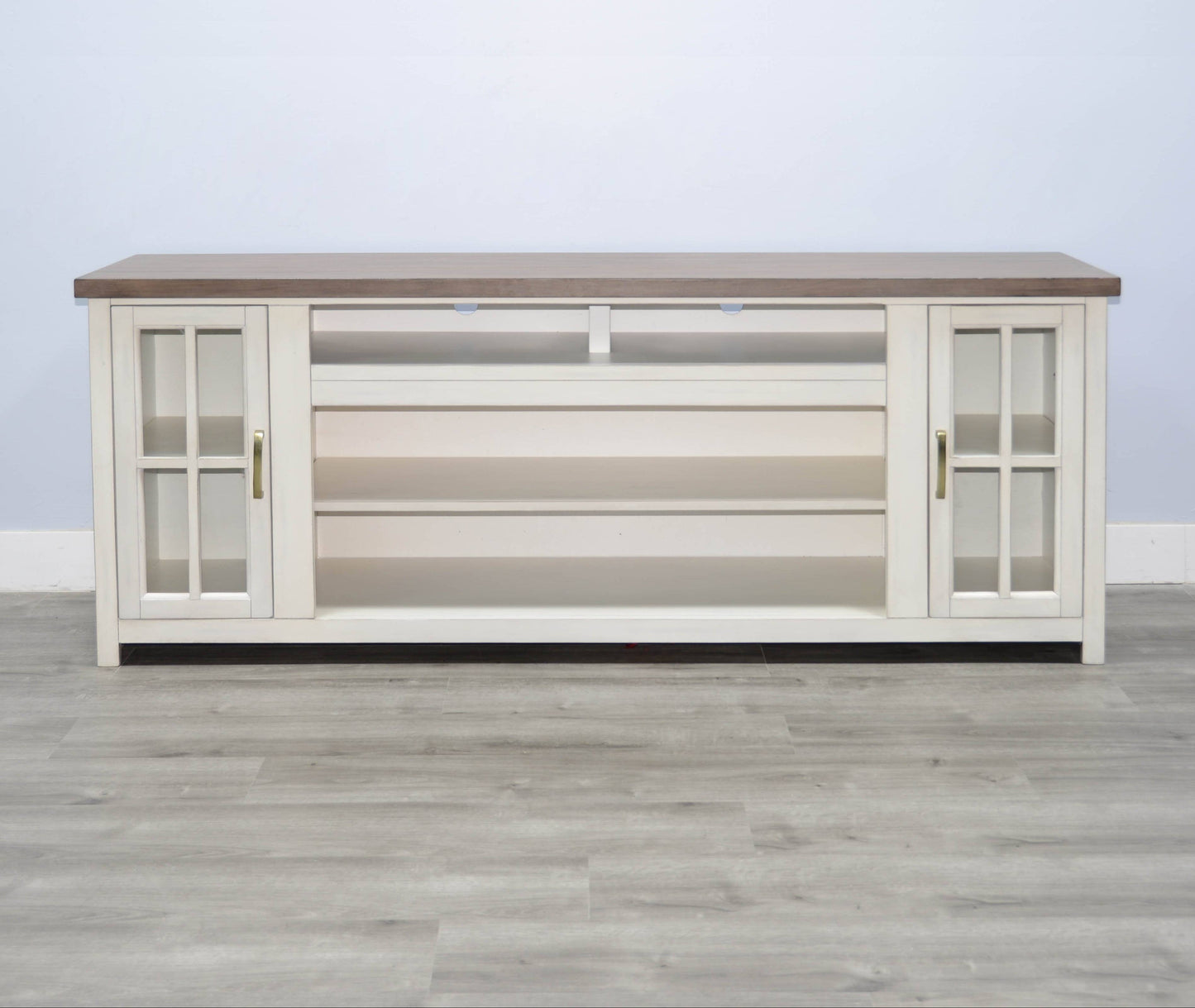Sunny D Alpine Two Doors Wooden Media Console