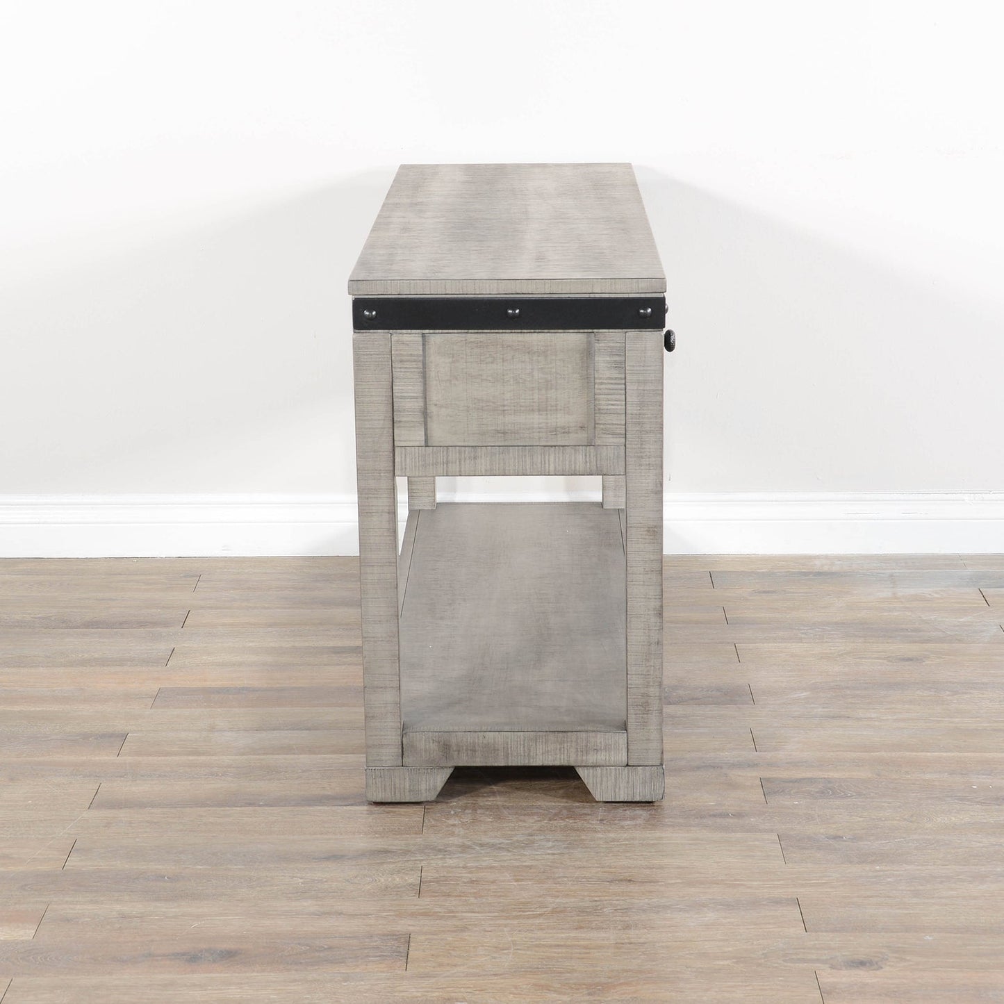 Sunny D Alpine Two Drawers Wood Console Table