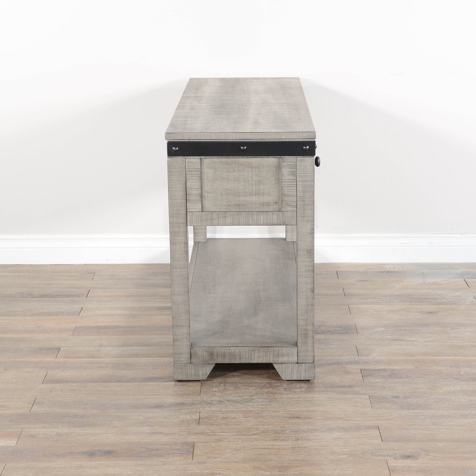 Sunny D Alpine Two Drawers Wood Console Table