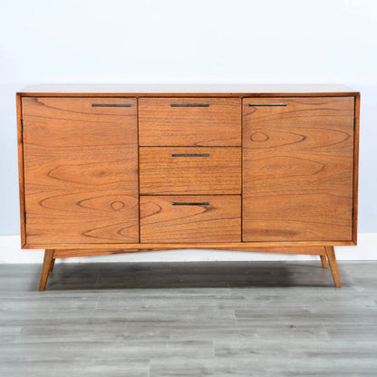 Sunny D American Modern Mid-Century Wood Sideboard