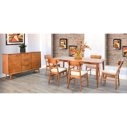 Sunny D American Modern Mid-Century Wood Sideboard
