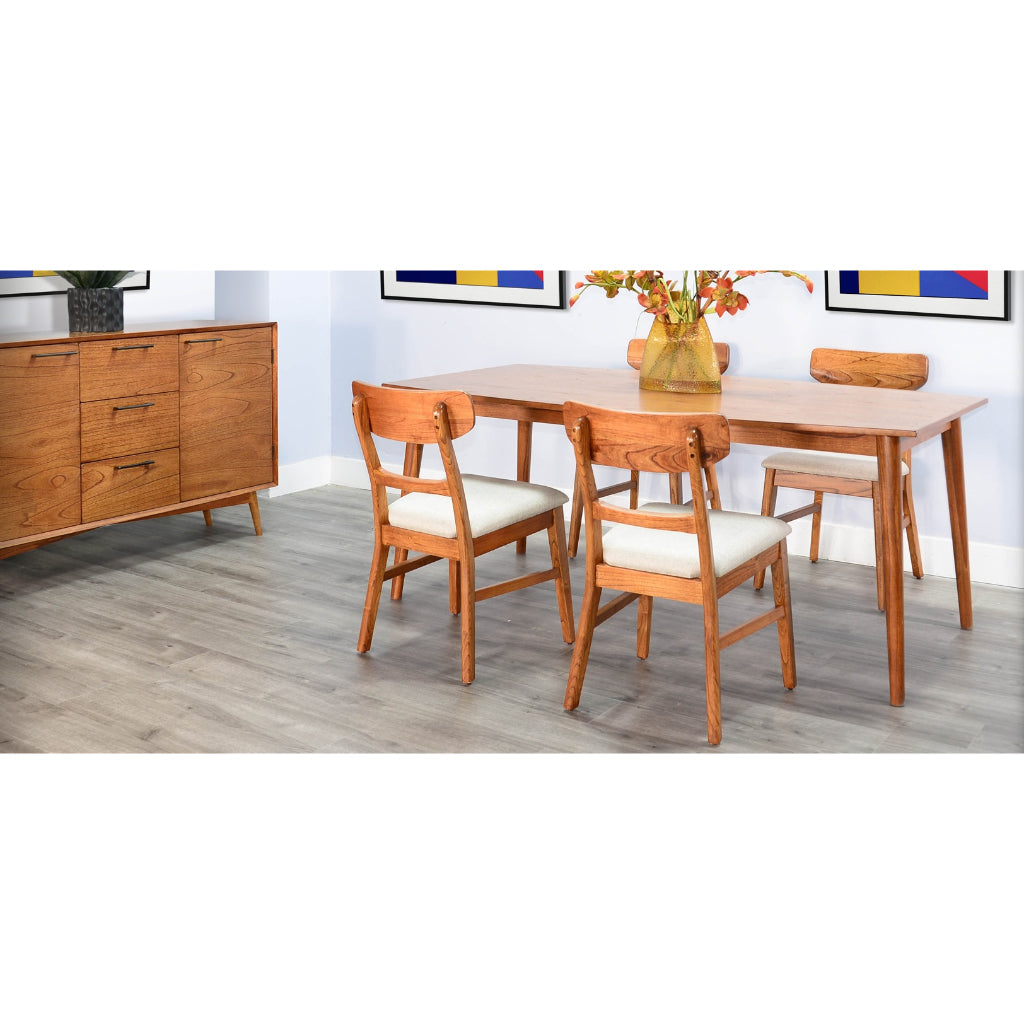 Sunny D American Modern Mid-Century Wood Sideboard