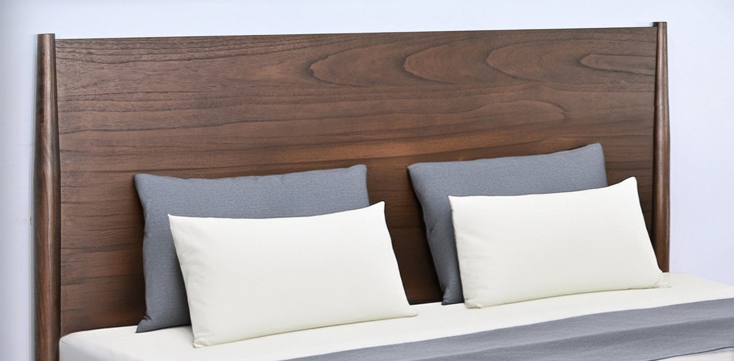 American Modern Wooden Brown Bed