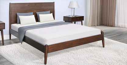 American Modern Wooden Brown Bed