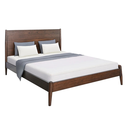 American Modern Wooden Brown Bed