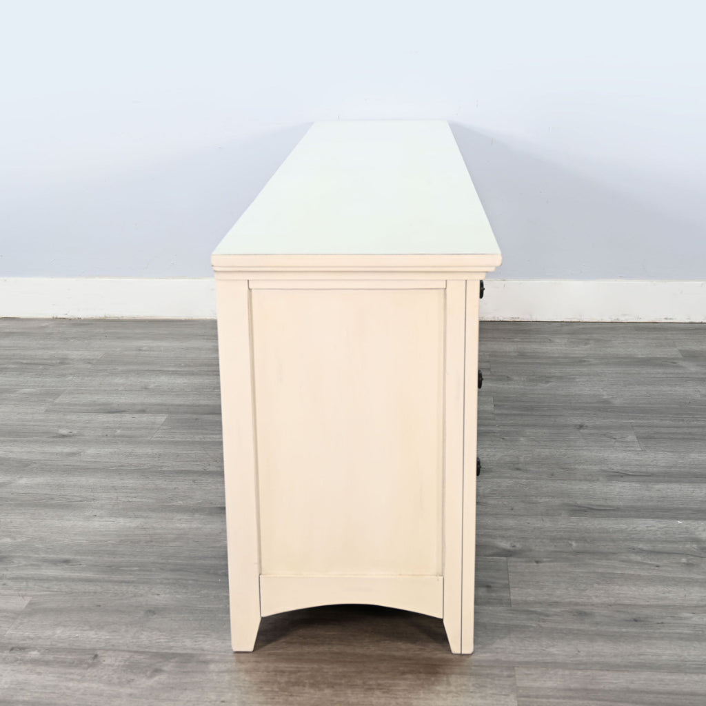 Sunny D Baycrest Six Drawers Wood Media Console