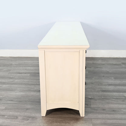 Sunny D Baycrest Six Drawers Wood Media Console