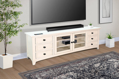 Sunny D Baycrest Six Drawers Wood Media Console