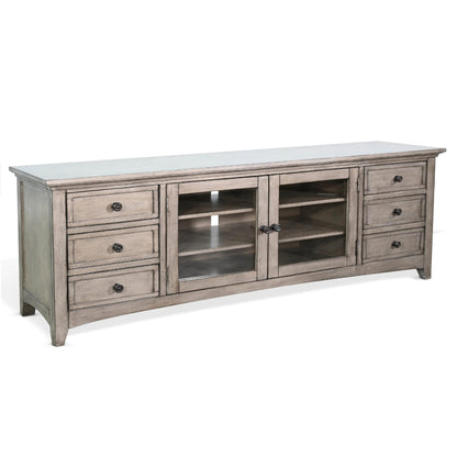 Sunny D Baycrest Six Drawers Wood Media Console