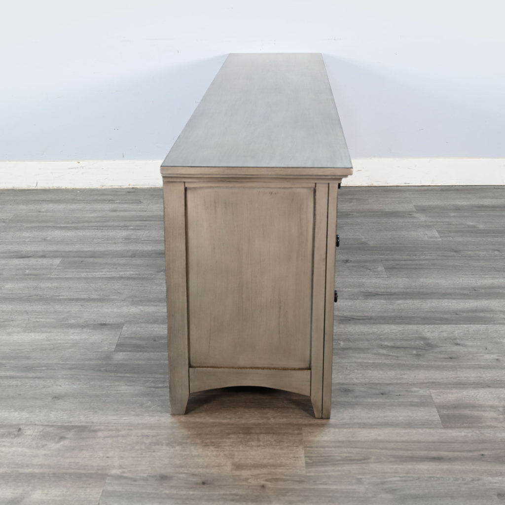 Sunny D Baycrest Six Drawers Wood Media Console