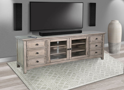 Sunny D Baycrest Six Drawers Wood Media Console