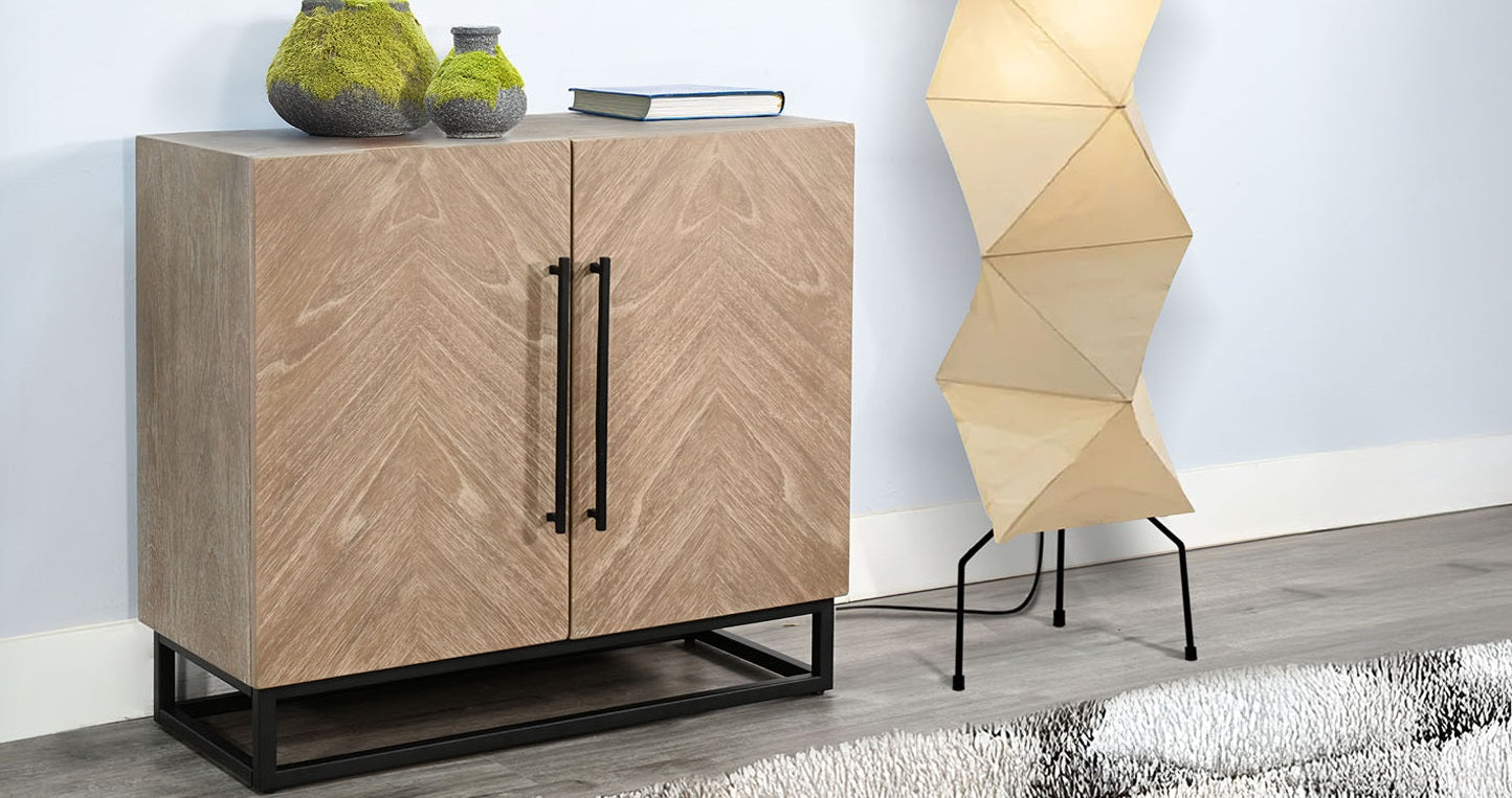 Beaumont Two Doors Wooden Accent Cabinet