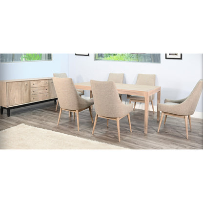 Sunny D Blair Three Drawers Wood Sideboard
