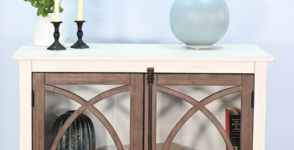Cape Horizon Wooden White Accent Cabinet
