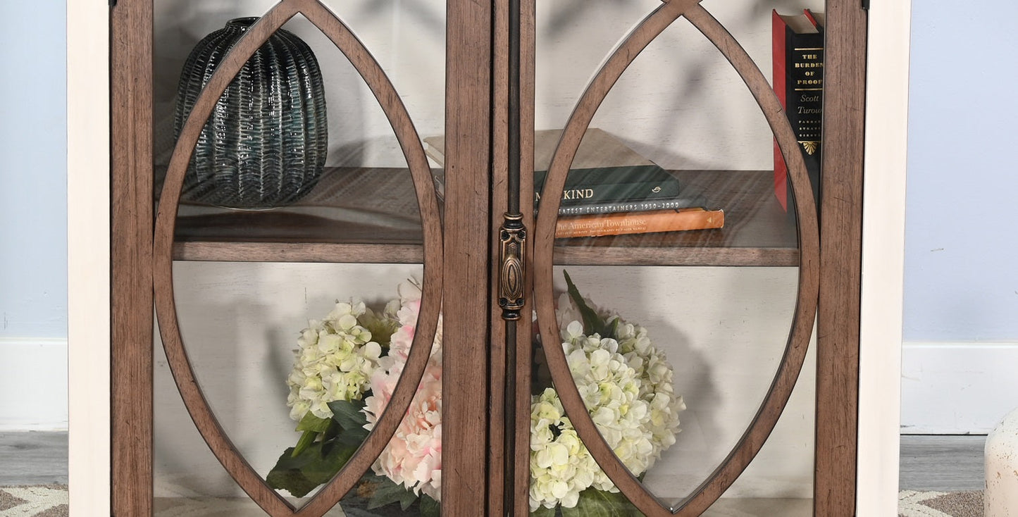 Cape Horizon Wooden White Accent Cabinet