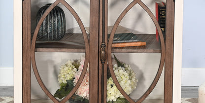 Cape Horizon Wooden White Accent Cabinet