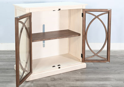 Cape Horizon Wooden White Accent Cabinet
