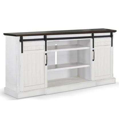 Sunny D Carriage House Wooden TV Console