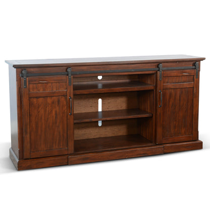 Sunny D Carriage House Wooden TV Console
