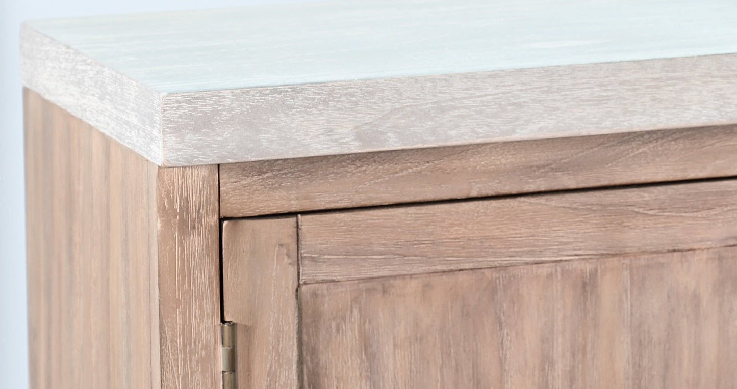 Coral Shore Two Doors Wooden Media Console