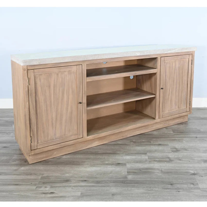 Coral Shore Two Doors Wooden Media Console