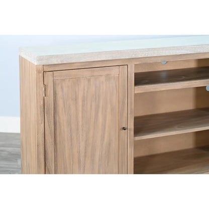 Coral Shore Two Doors Wooden Media Console