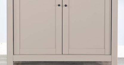 Crescent Hill Arched Two Doors Wooden Display Cabinet