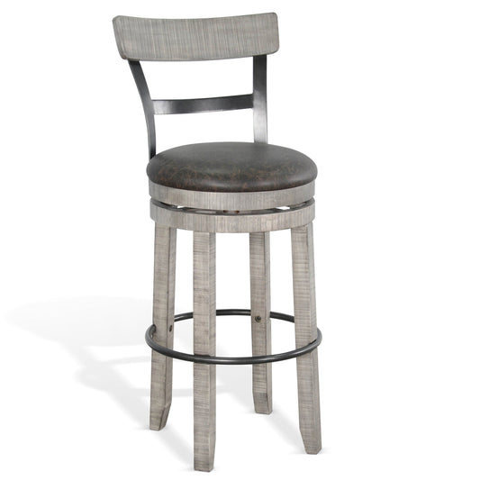 Sunny D Doe Valley With Back Barstool 2PC