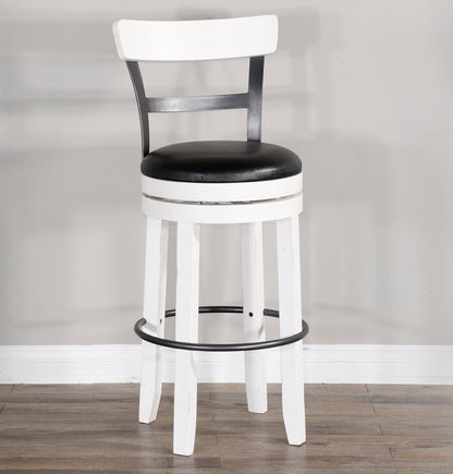 Sunny D Doe Valley With Back Barstool 2PC